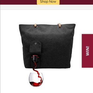 PortoVino city tote (hidden win compartment)